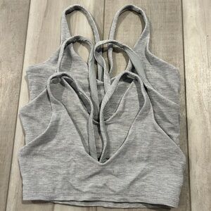 ALO Yoga Micro Pleasant Waffle Bralette - Lot of 3; SIZE SMALL